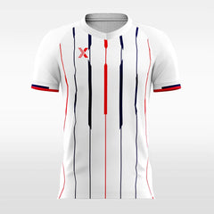 XTeamwear Soccer Jersey Figure Graphic White - Kids Custom Soccer Jerseys Design