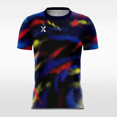 XTeamwear Soccer Jersey Rainbow Fireworks - Custom Kids Soccer Jerseys Design Print