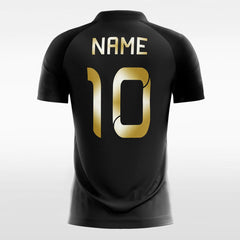 XTeamwear Soccer Jersey Red Geometry - Custom Kids Soccer Jerseys Design Black