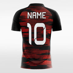 XTeamwear Soccer Jersey Red Mosaic - Custom Kids Soccer Jerseys Camouflage Design