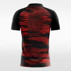 XTeamwear Soccer Jersey Red Mosaic - Custom Kids Soccer Jerseys Camouflage Design