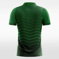 XTeamwear Soccer Jersey Retro Green Wave - Custom Kids Soccer Jerseys Online Design