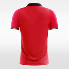 XTeamwear Soccer Jersey Retro Red Team - Women Custom Soccer Jerseys Light Design