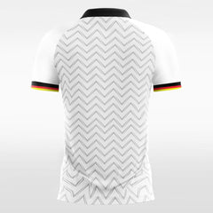 XTeamwear Soccer Jersey Retro White - Custom Kids Soccer Jerseys Design Chevron