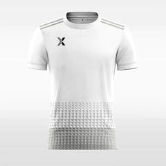 XTeamwear Soccer Jersey Retro White Plaid - Women Custom Soccer Jerseys Design Online
