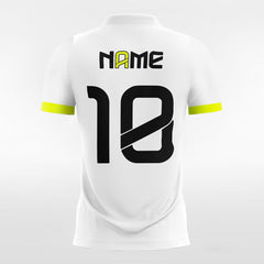 XTeamwear Soccer Jersey Spring - Women Custom Soccer Jerseys Design White and Yellow