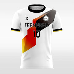 XTeamwear Soccer Jersey Vintage 3D Gradient - Custom Kids Soccer Jerseys Design White