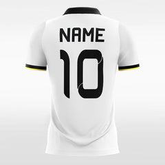 XTeamwear Soccer Jersey Vintage 3D Gradient - Custom Kids Soccer Jerseys Design White