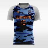 XTeamwear Soccer Jersey Vintage Camouflage - Custom Kids Soccer Jerseys Design Split