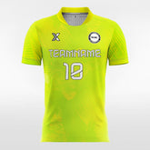 XTeamwear Soccer Jersey Yellow Graphic - Women Custom Soccer Jerseys Design Neon