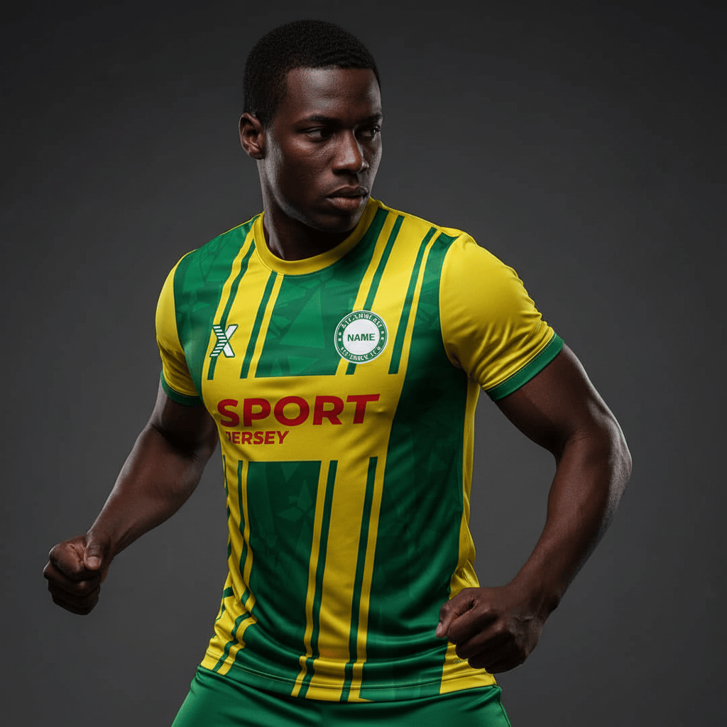 XTeamwear Soccer Jersey Yellow / S Affirmative - Custom Soccer Jersey for Men Sublimation