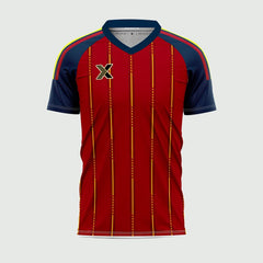 XTeamwear Soccer Uniforms 2026 Global Elite Series - Custom Design Soccer Jersey for Men Sublimation(red)