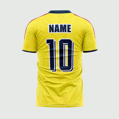 XTeamwear Soccer Uniforms 2026 Global Elite Series - Custom Design Soccer Jersey for Men Sublimation(Yellow)