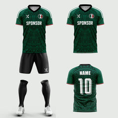 XTeamwear Soccer Uniforms 2026 Global Elite Series - Custom Soccer Jerseys Kit Sublimated for Team(Dark green)