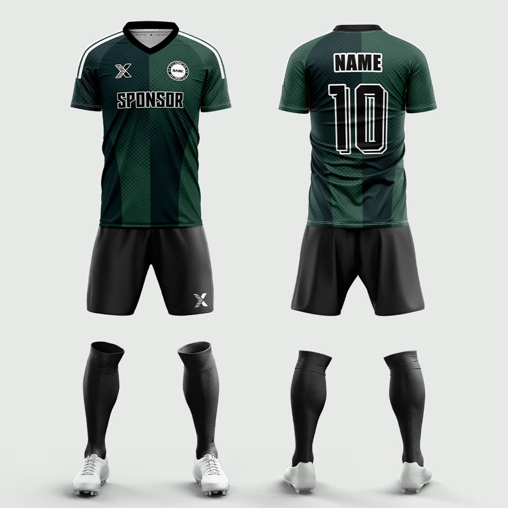 XTeamwear Soccer Uniforms 2026 Global Elite Series - Custom Soccer Jerseys Kit Sublimated for Team(green)
