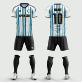 XTeamwear Soccer Uniforms 2026 Global Elite Series - Custom Soccer Jerseys Kit Sublimated for Team(light blue)