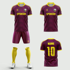 XTeamwear Soccer Uniforms 2026 Global Elite Series - Custom Soccer Jerseys Kit Sublimated for Team(moire pattern)