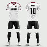 XTeamwear Soccer Uniforms 2026 Global Elite Series - Custom Soccer Jerseys Kit Sublimated for Team(Rose red and white)