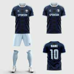 XTeamwear Soccer Uniforms 2026 Global Elite Series - Custom Soccer Jerseys Kit Sublimated for Team(x pattern)