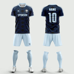 XTeamwear Soccer Uniforms 2026 Global Elite Series - Custom Soccer Jerseys Kit Sublimated for Team(x pattern)