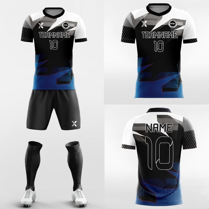 XTeamwear Soccer Uniforms Battle Field - Custom Soccer Jerseys Kit Sublimated for School