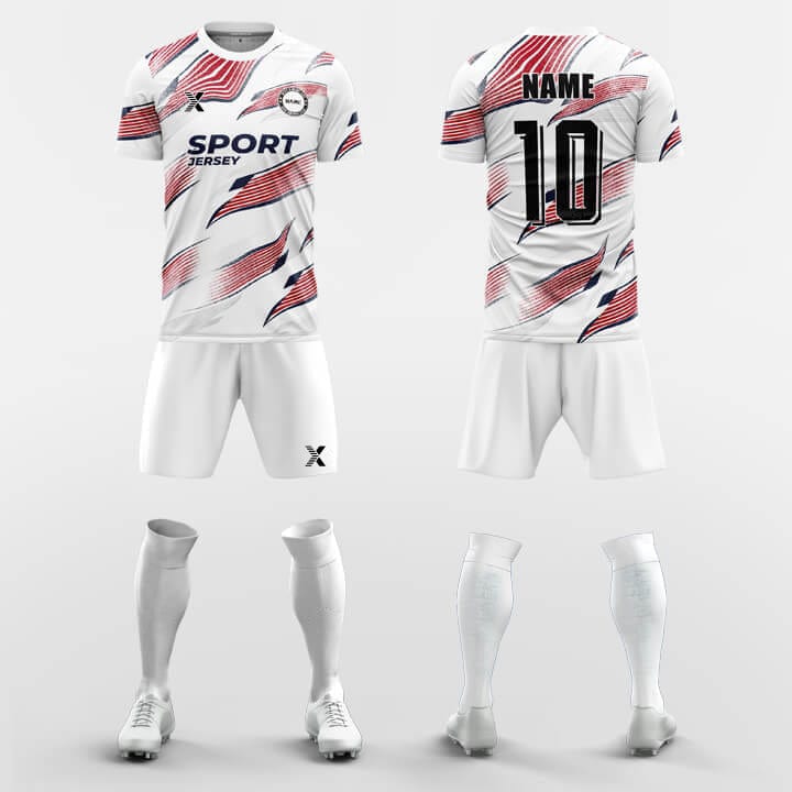 XTeamwear Soccer Uniforms Bay-Custom Soccer Jerseys Kit Sublimated Design
