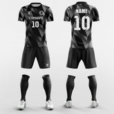 XTeamwear Soccer Uniforms Black Argle- Custom Soccer Jerseys Kit Sublimated Design