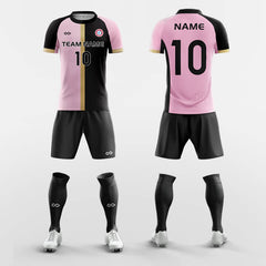 XTeamwear Soccer Uniforms Black & Pink / XS Aquila - Custom Soccer Jerseys Kit Sublimated for Women