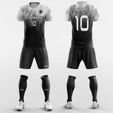 XTeamwear Soccer Uniforms Black / S Argle Print Custom Soccer Jerseys Kit Sublimated Design