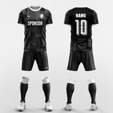 XTeamwear Soccer Uniforms black / S cube- Custom Soccer Jerseys Kit Sublimated for Team