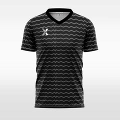 XTeamwear Soccer Uniforms black / S electrocardiogram - Custom Soccer Jerseys Kit Sublimated for Team