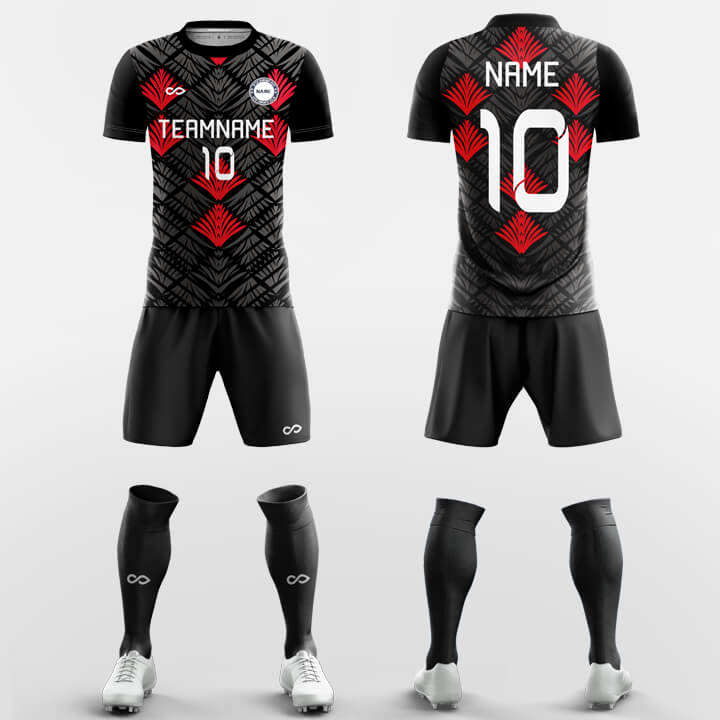 XTeamwear Soccer Uniforms Black / S Poker - Custom Soccer Jerseys Kit Sublimated for Club FT260127S