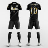 XTeamwear Soccer Uniforms Black / S Retro Gold - Custom Soccer Jerseys Kit Sublimated for University