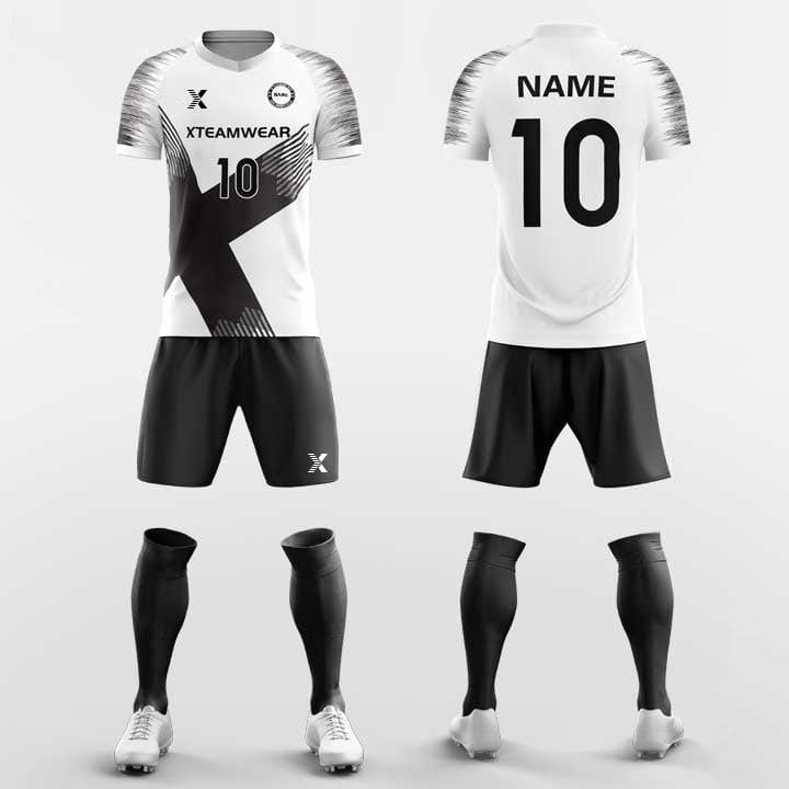 XTeamwear Soccer Uniforms Black / S Ribbon - Custom Soccer Jerseys Kit Sublimated for Academy