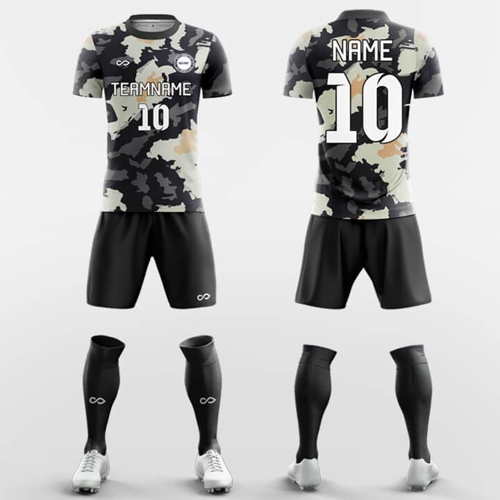 XTeamwear Soccer Uniforms Black / S The Track - Custom Soccer Jerseys Kit Sublimated for Club FT260111S