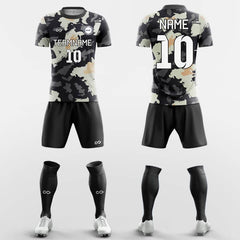 XTeamwear Soccer Uniforms Black / S The Track - Custom Soccer Jerseys Kit Sublimated for Club FT260111S