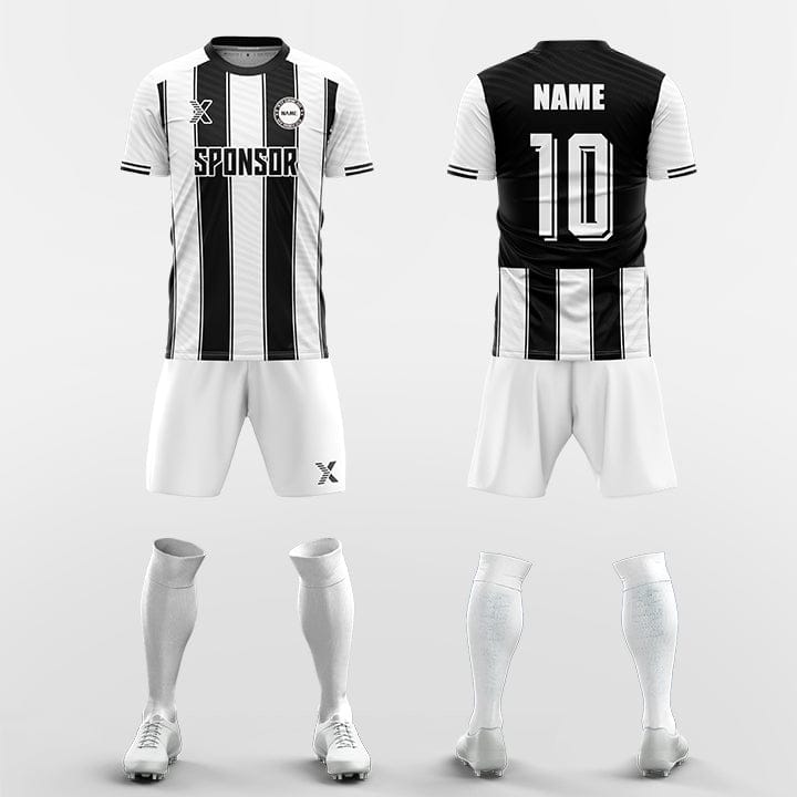 XTeamwear Soccer Uniforms black / S Tuxedo - Custom Soccer Jerseys Kit Sublimated for Team