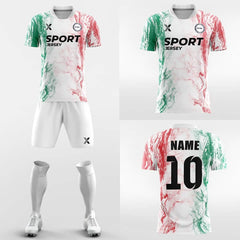 XTeamwear Soccer Uniforms Blending Seamlessly - Custom Soccer Jerseys Kit Sublimated Design