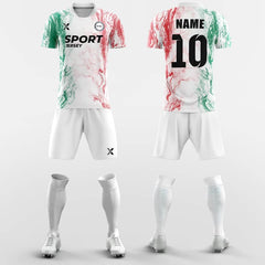 XTeamwear Soccer Uniforms Blending Seamlessly - Custom Soccer Jerseys Kit Sublimated Design