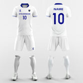 XTeamwear Soccer Uniforms Blue Argyle Print - Custom Soccer Jerseys Kit for Academy