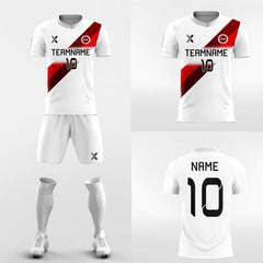 XTeamwear Soccer Uniforms Blue Ribbon - Custom Soccer Jerseys Kit Sublimated Design