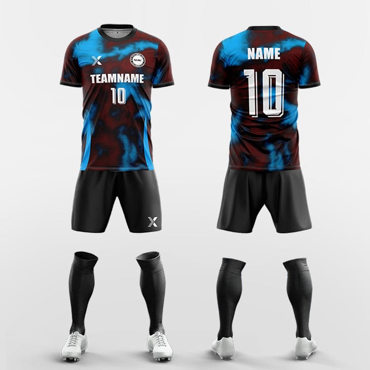 XTeamwear Soccer Uniforms Blue / S Abstract color palette - Custom Soccer Jerseys Kit Sublimated for Team