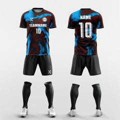 XTeamwear Soccer Uniforms Blue / S Abstract color palette - Custom Soccer Jerseys Kit Sublimated for Team