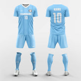 XTeamwear Soccer Uniforms Blue / S Ambition - Custom Soccer Jerseys Kit Sublimated Design