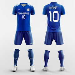 XTeamwear Soccer Uniforms Blue / S Cherry Red - Custom Soccer Jerseys Kit Sublimated for Team FT260501S