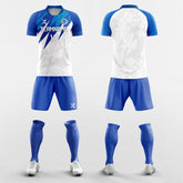 XTeamwear Soccer Uniforms Blue / S Graphic Print - Custom Soccer Jerseys Kit Sublimated for League