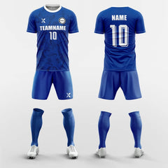 XTeamwear Soccer Uniforms Blue / S Lane-Custom Soccer Jerseys Kit Sublimated Design