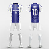 XTeamwear Soccer Uniforms Blue / S Latte art particles - Custom Soccer Jerseys Kit Sublimated for Team