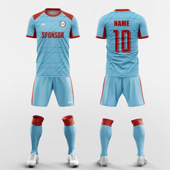 XTeamwear Soccer Uniforms blue / S Link - Custom Soccer Jerseys Kit Sublimated for Team