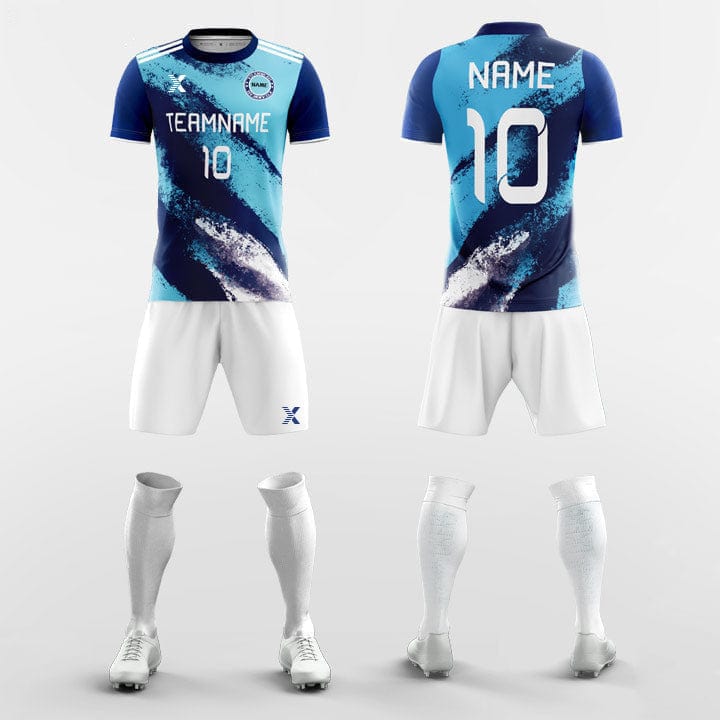 XTeamwear Soccer Uniforms Blue / S Marble - Custom Soccer Jerseys Kit Sublimated for League